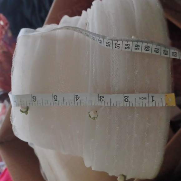 Netted Beehive Hat Cream/white Floral Style 1960s - Picture 6 of 6